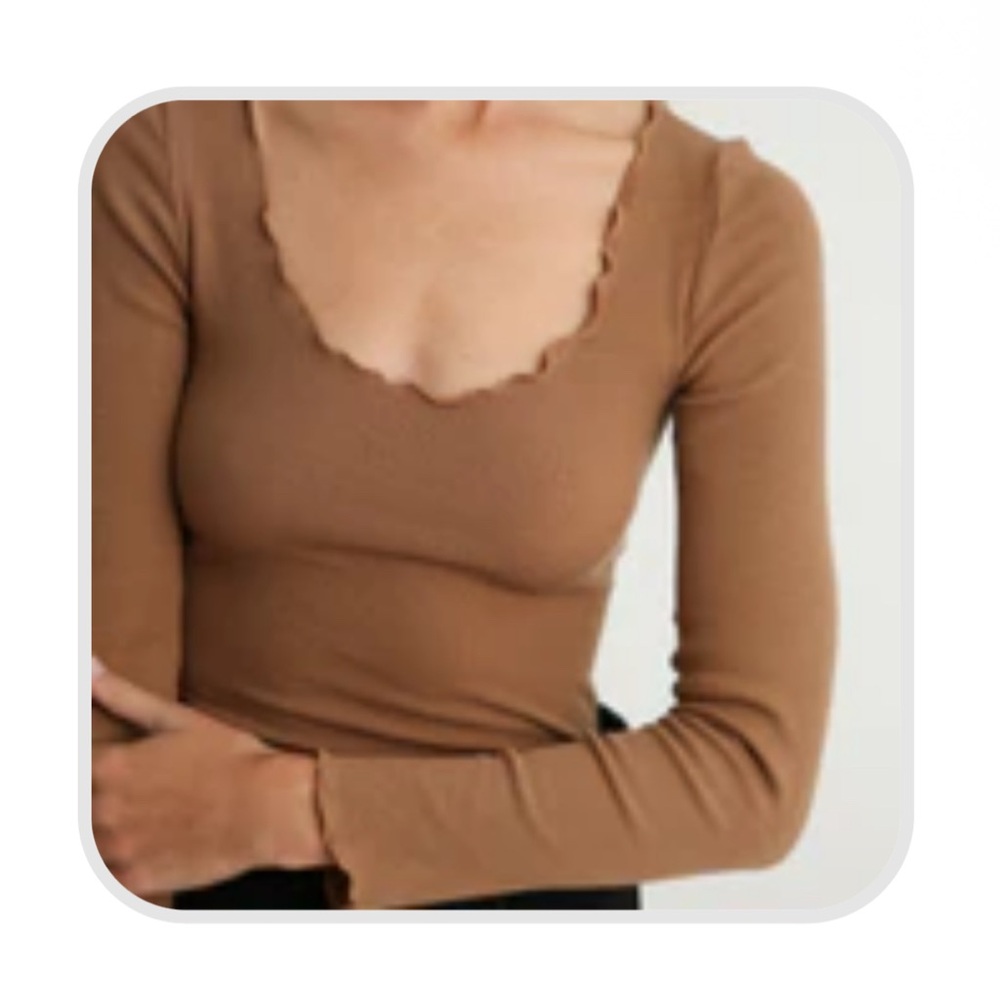 Almina Concept Lettuce Cut Long Sleeve